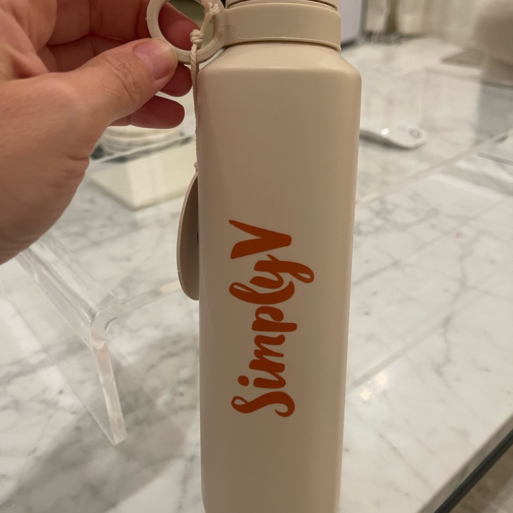 NWT Cream Water Bottle Tumbler